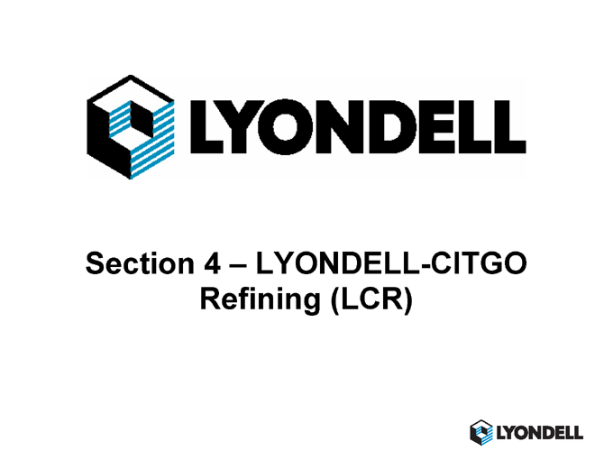 Lyondell : Brand Short Description Type Here.